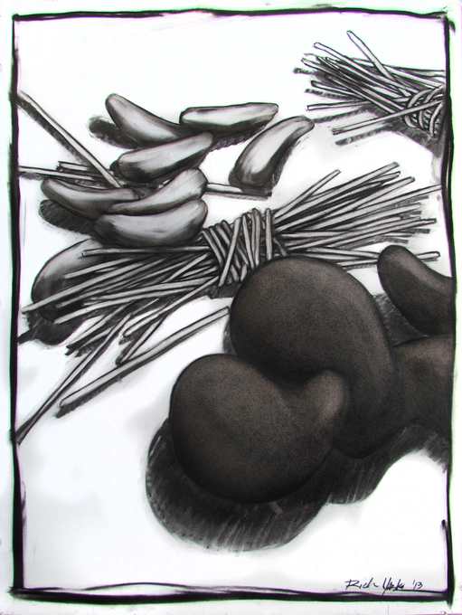 Composition w/ Sticks - Bundled, 2013